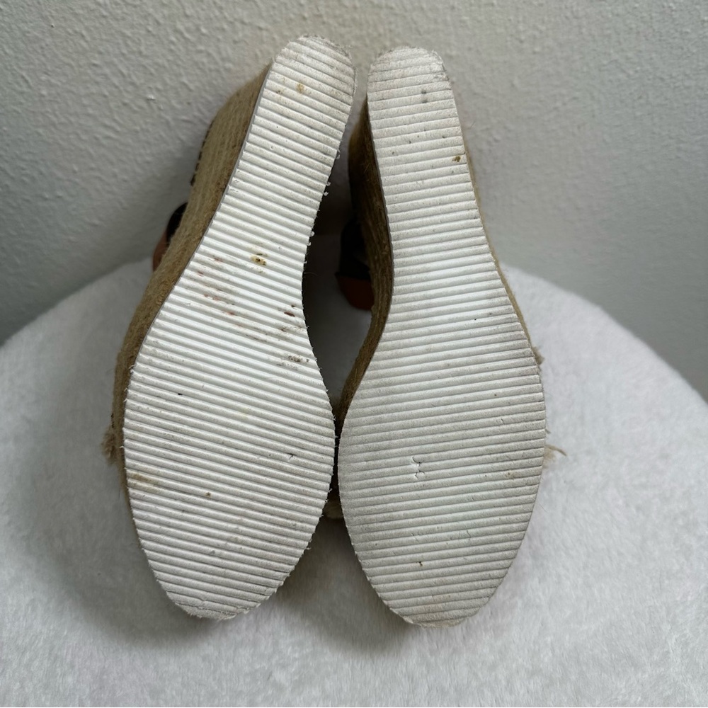 See By Chloe Glyn Fringe Wedge Sandals in Cream Platform - Picture 5 of 13
